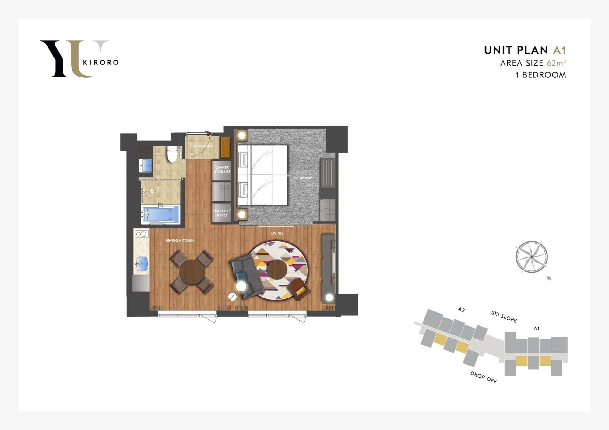 Yu Kiroro Apart otel Akaigawa Oda fotoğraf